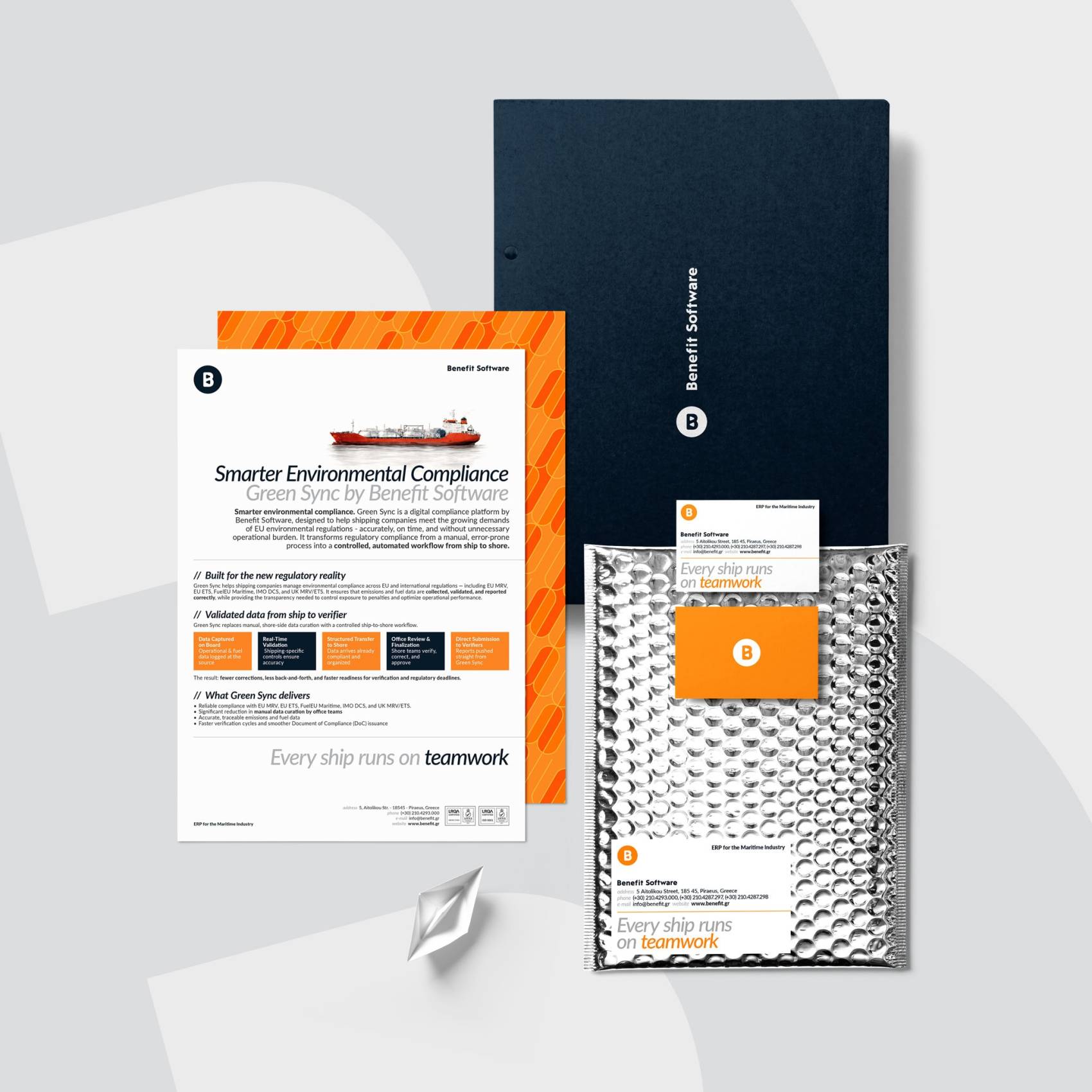 benefit software - visual identity by mb―design