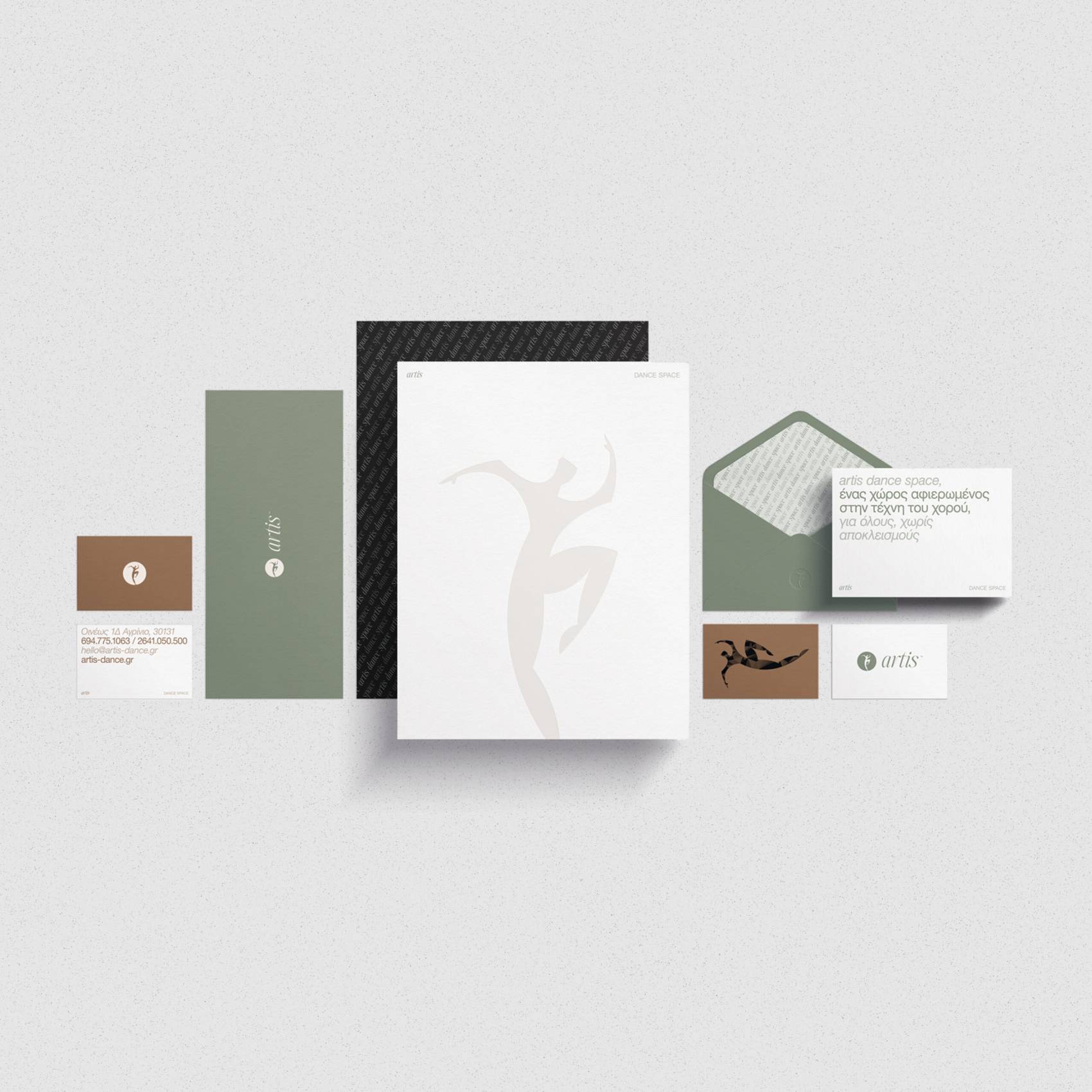 artis dance space - visual identity by mb―design