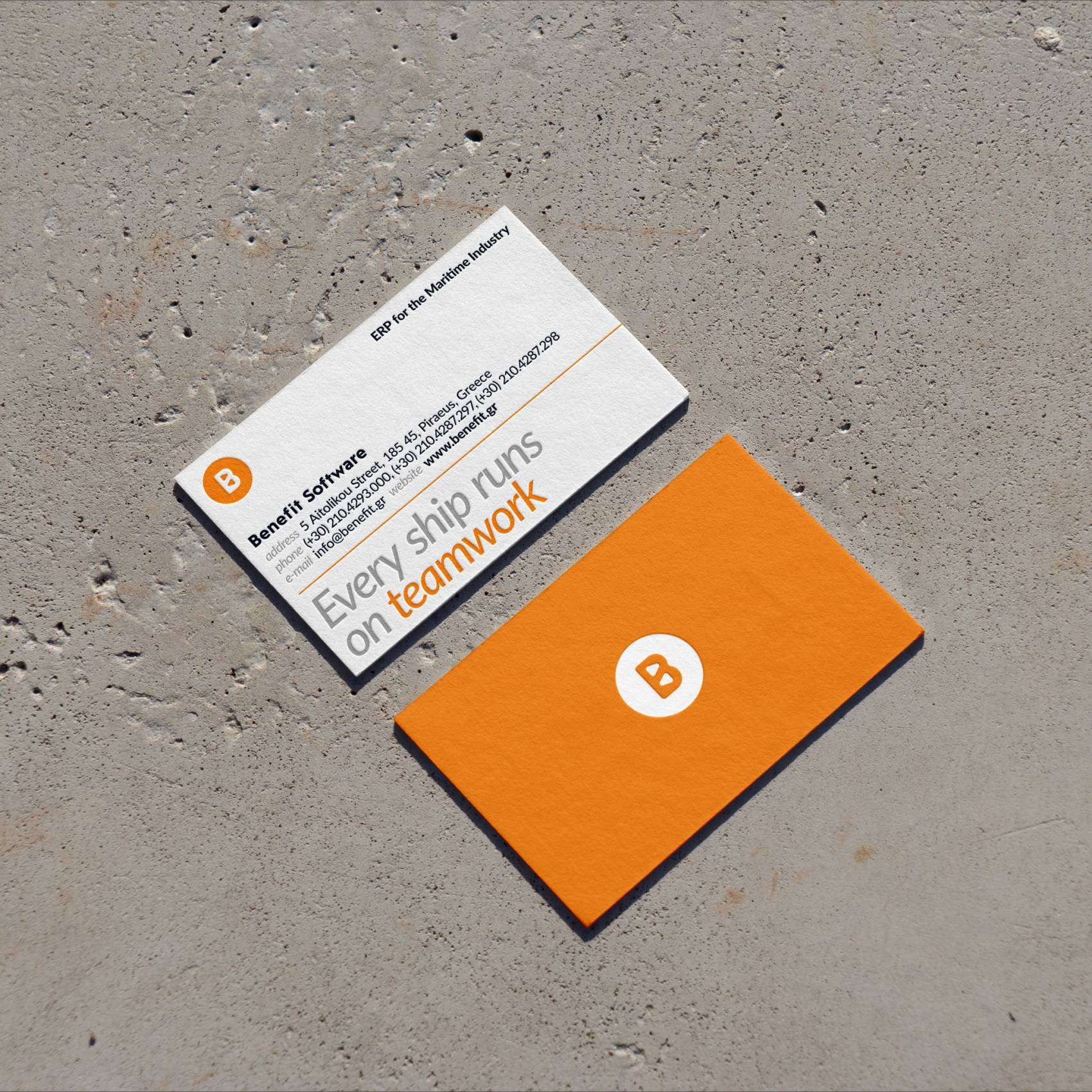 benefit software - visual identity by mb―design
