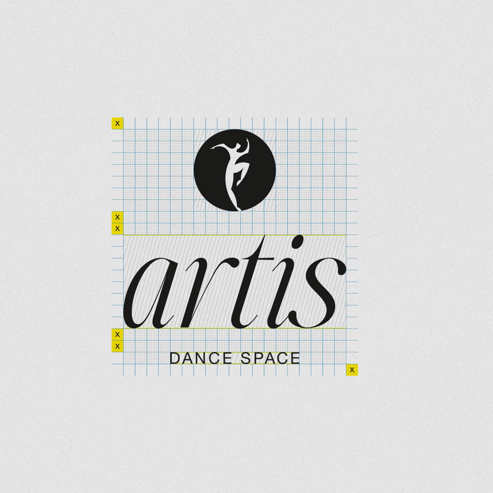 artis dance space - visual identity by mb―design