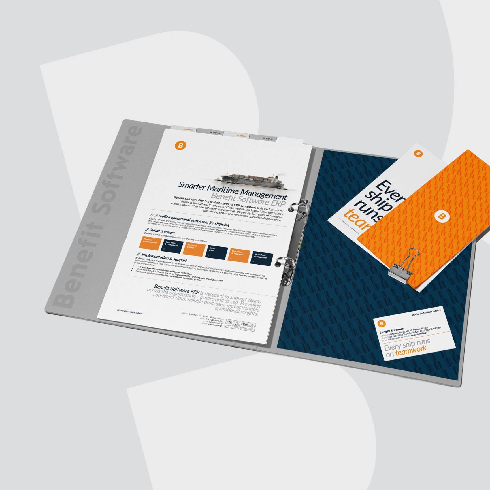 benefit software - visual identity by mb―design
