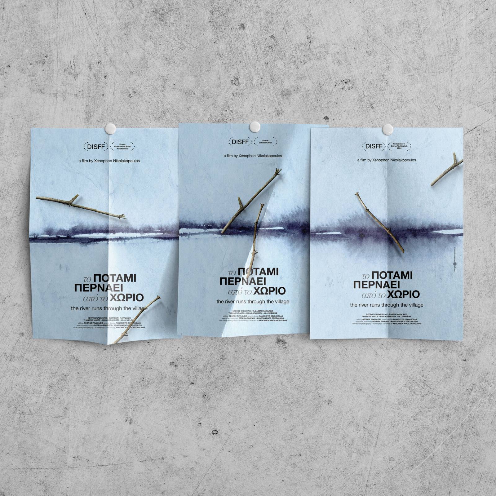 the river runs through the village - short film - visual identity by mb―design