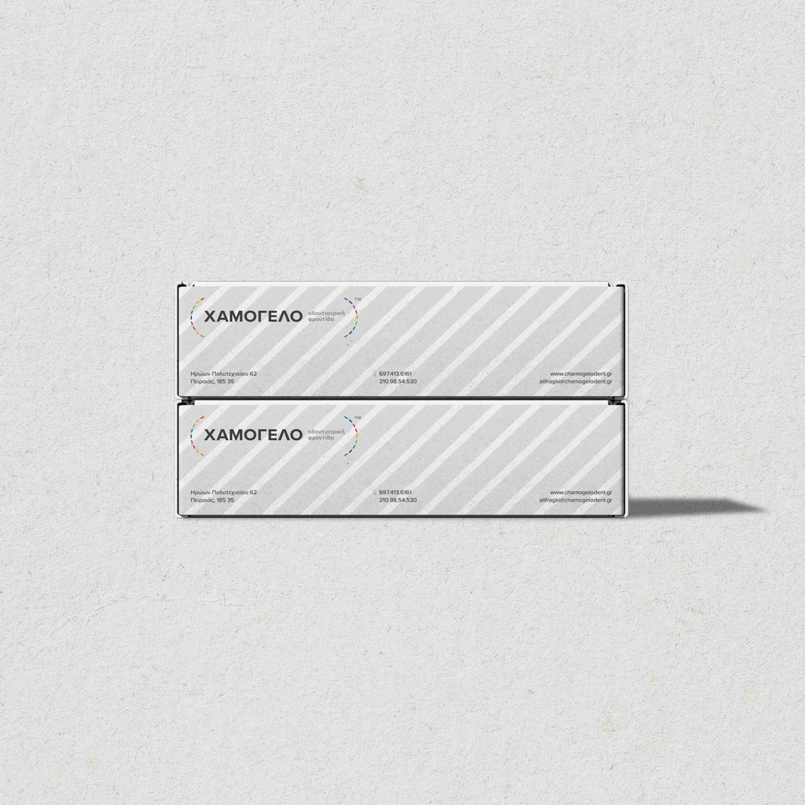 chamogelo - dental care - branding by mb―design