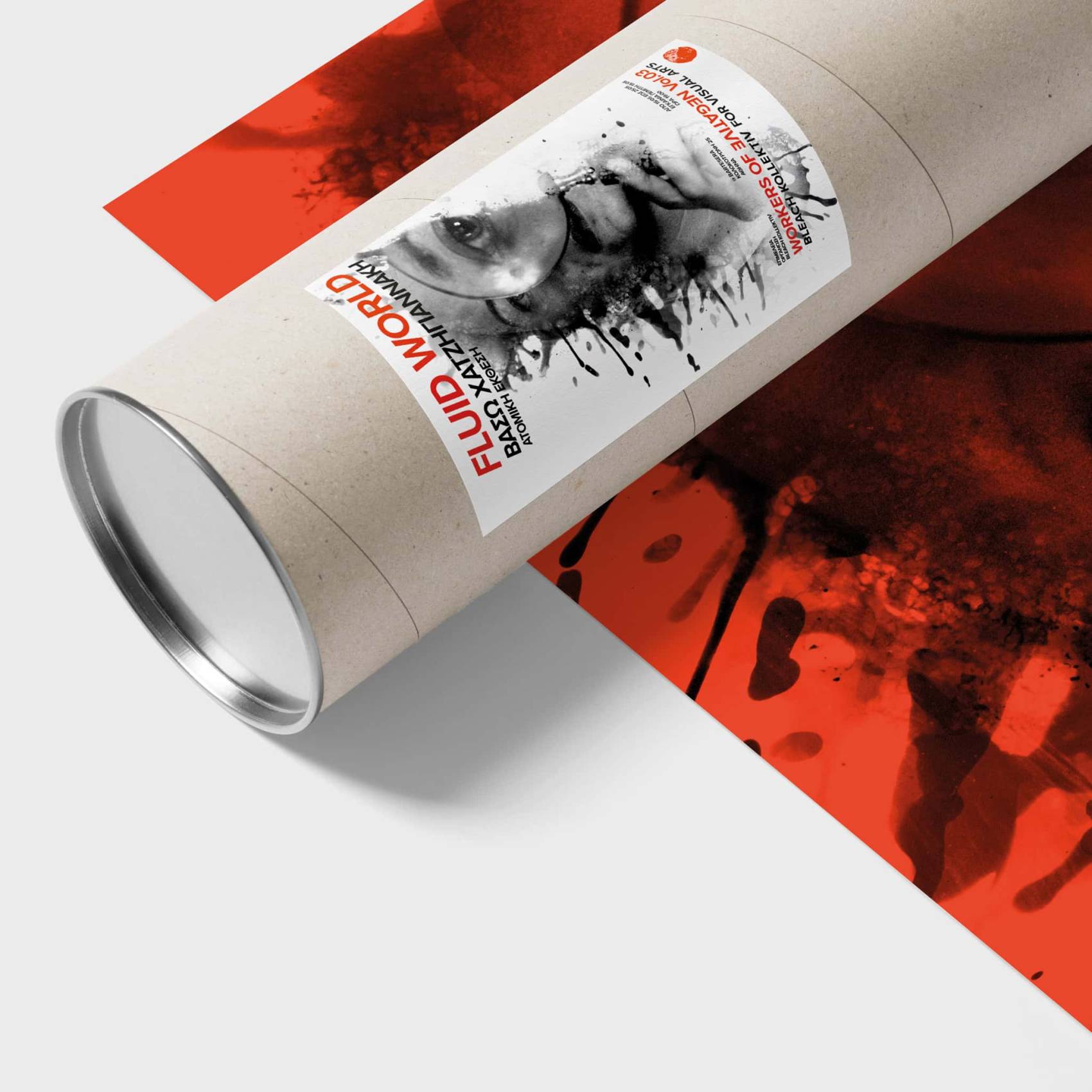 fluid world - visual identity by mb―design