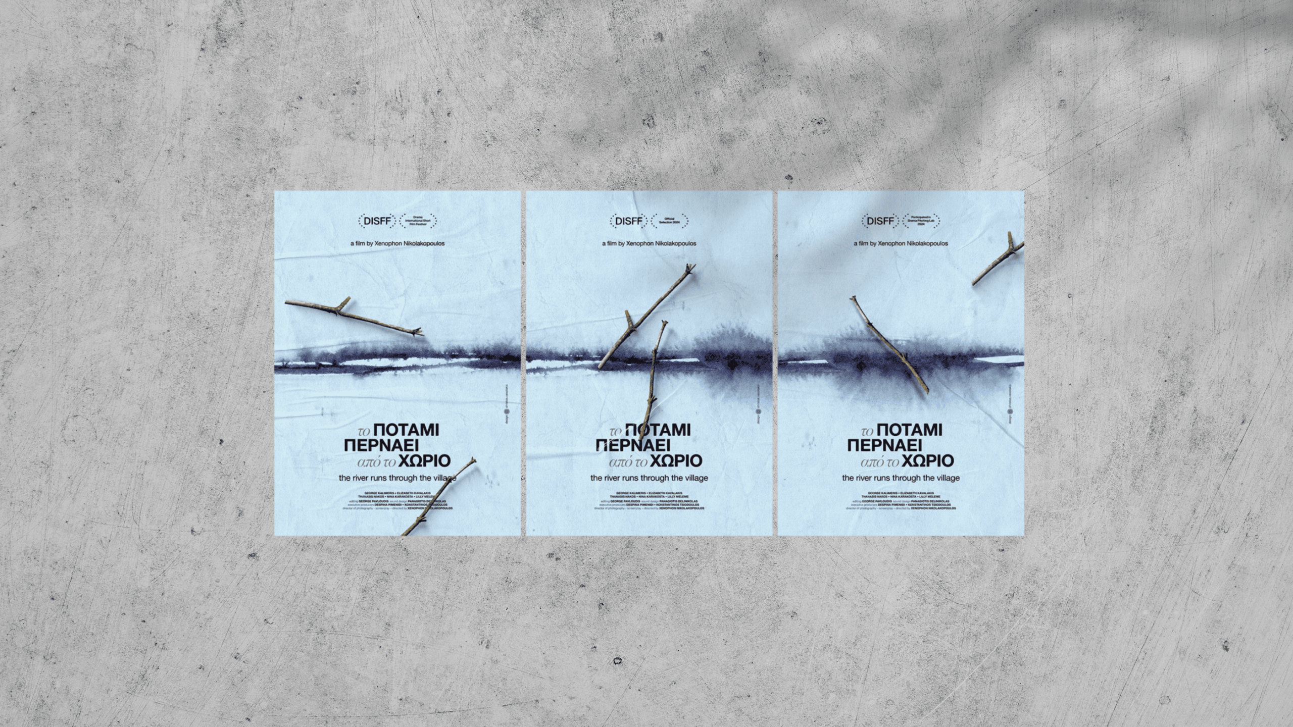 the river runs through the village - short film - visual identity by mb―design