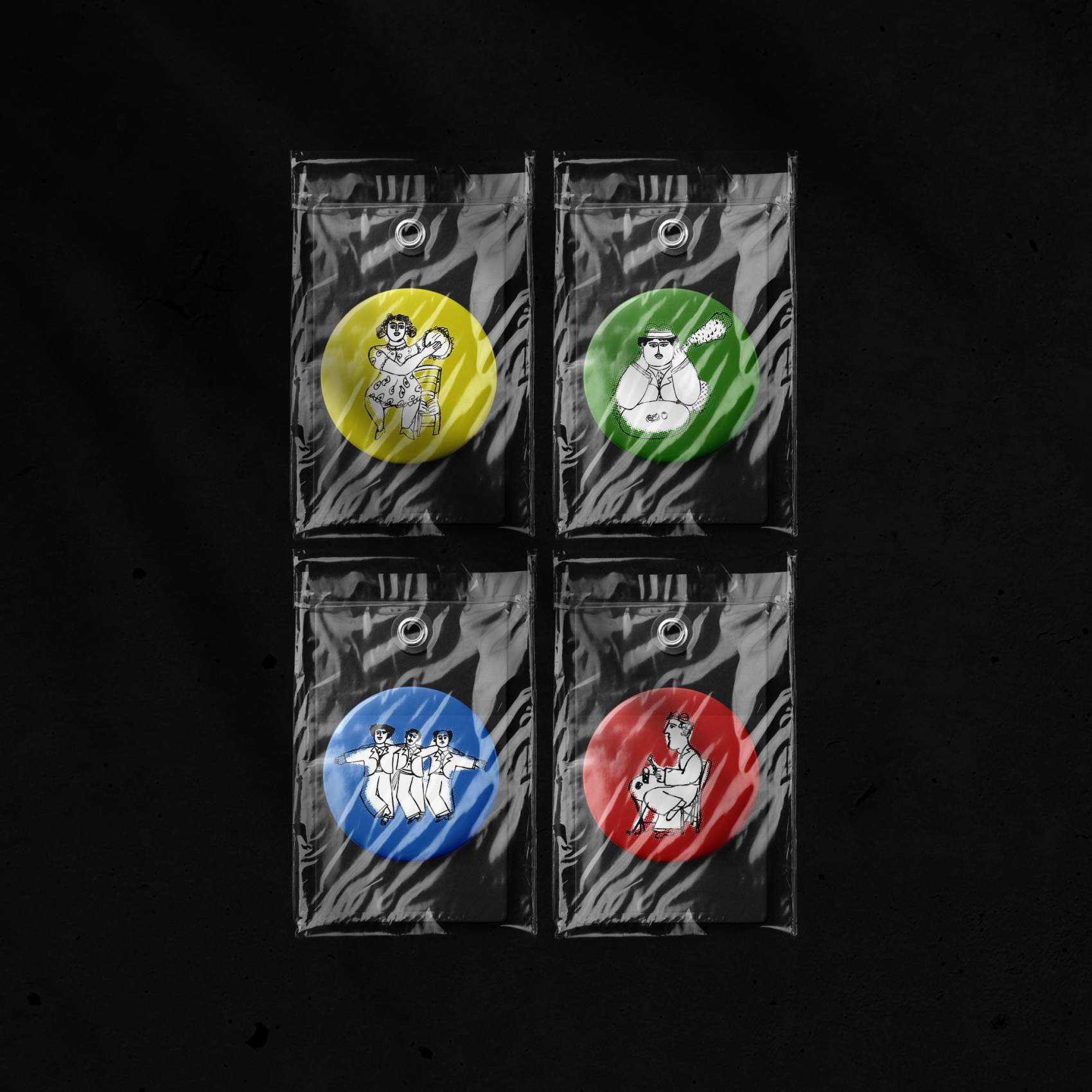 Visual identity design for the afternoon performance of "Charitos' Friends"