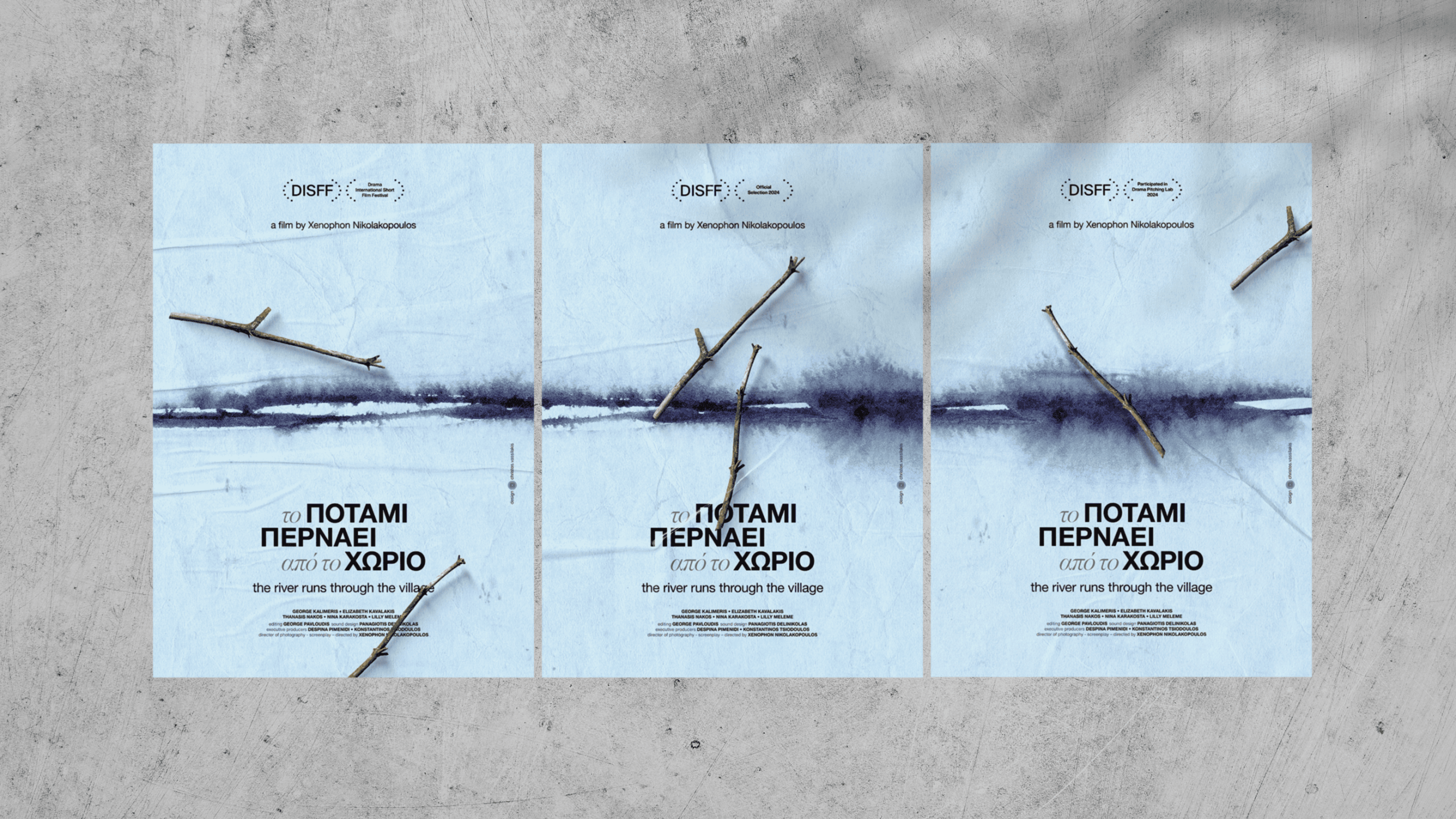 the river runs through the village - short film - visual identity by mb―design